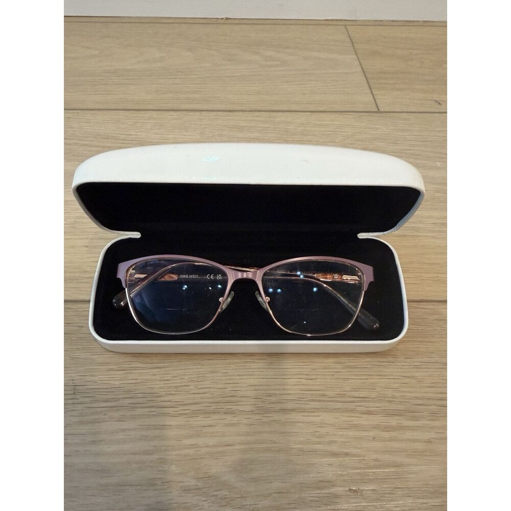 NINE WEST NW8014 608 Purple Gradient 51-15-140 Eyeglass Frames Flex Hinges